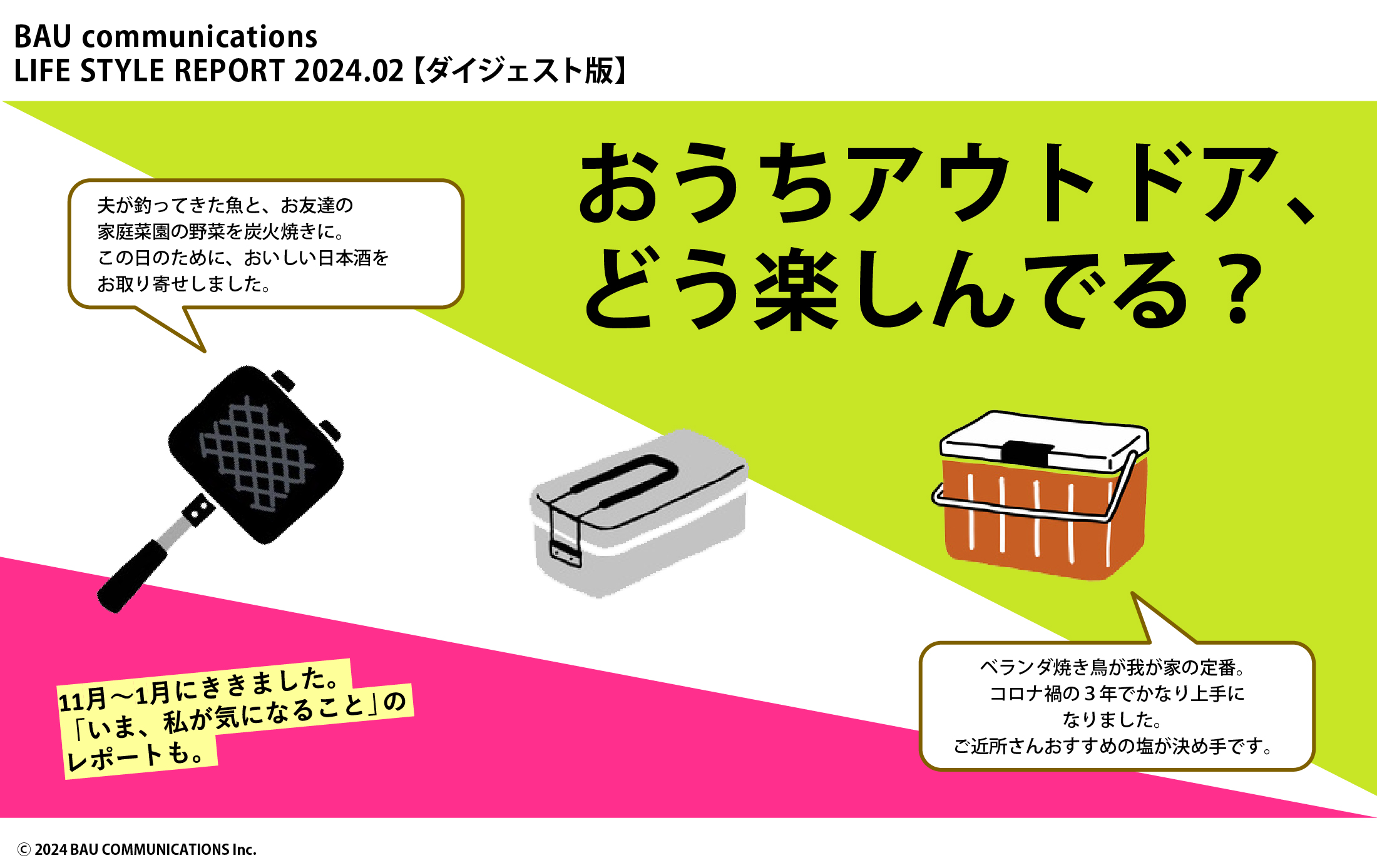 おうちアウトドア、どう楽しんでる？